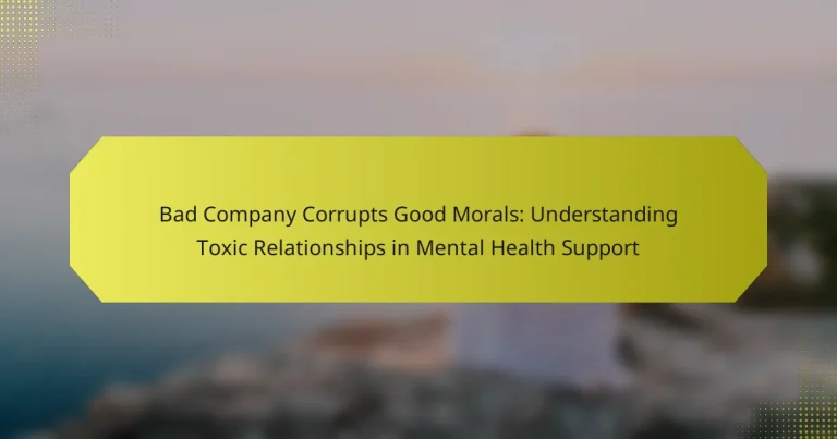 Bad Company Corrupts Good Morals: Understanding Toxic Relationships in Mental Health Support